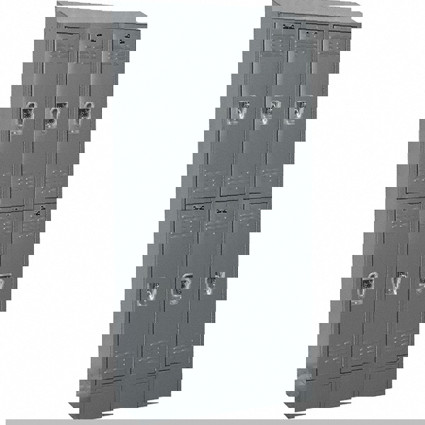 3-Wide Locker: 12