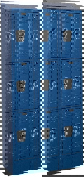 3-Wide Locker: 12