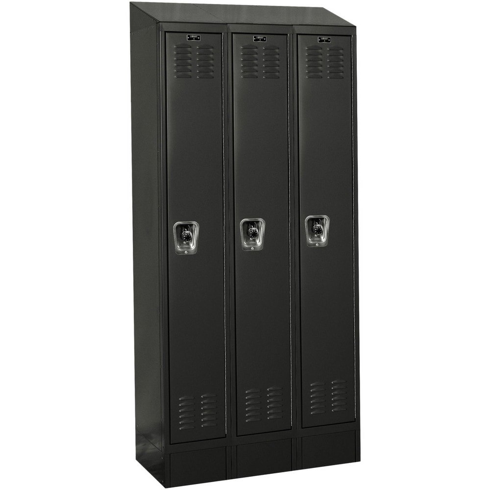 Lockers; Locker Style: Horizontal ; Locker Configuration: 3-Wide ; Assembled: Yes ; Shelf Capacity: 20 ; Handle Type: Recessed ; Locker Material: Steel