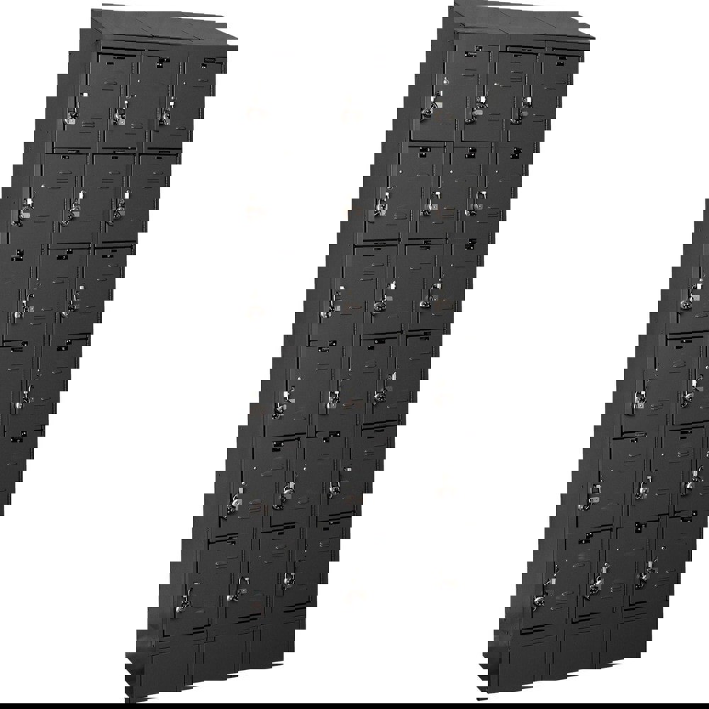 Lockers; Locker Style: Horizontal ; Locker Configuration: 3-Wide ; Assembled: Yes ; Shelf Capacity: 0 ; Handle Type: Pull ; Locker Material: Steel