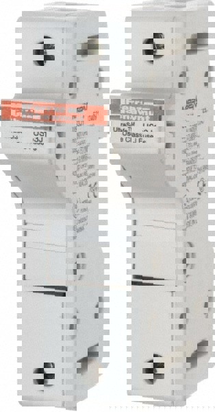 1 Pole, 600 VAC/VDC, 30 Amp, DIN Rail Mount Fuse Holder