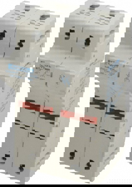 2 Pole, 600 VAC/VDC, 30 Amp, DIN Rail Mount Fuse Holder