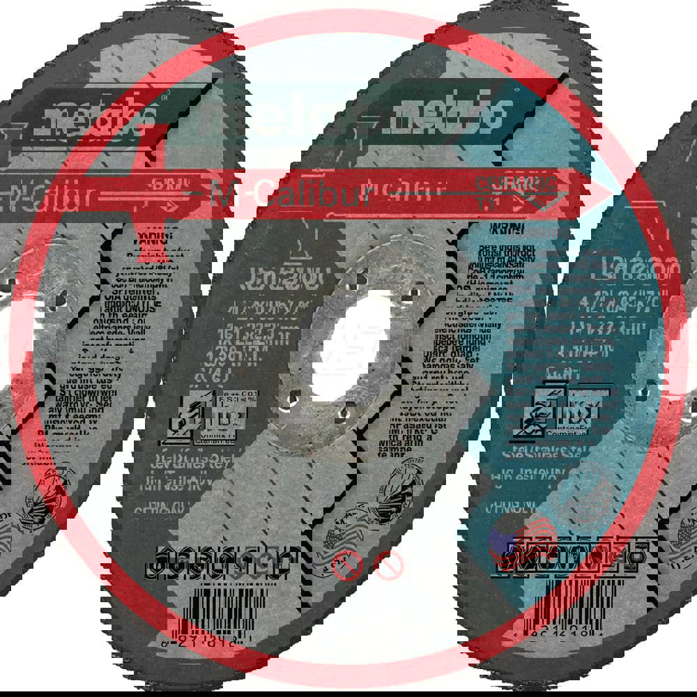 Cutoff Wheel: Type 1, 4-1/2