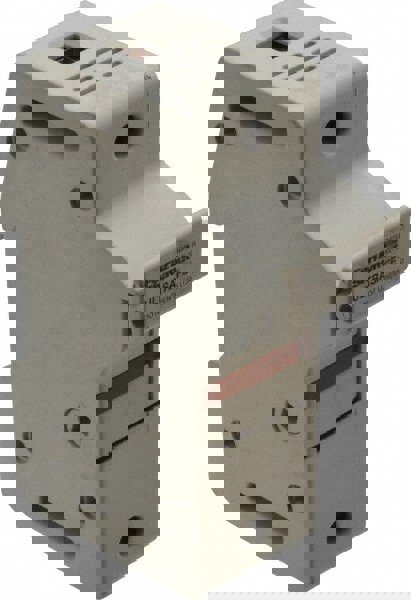 1 Pole, 600 VAC/VDC, 60 Amp, DIN Rail Mount Fuse Holder