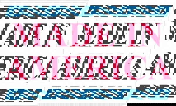 Label Maker Label: White, Blue, & Red, Paper, 5