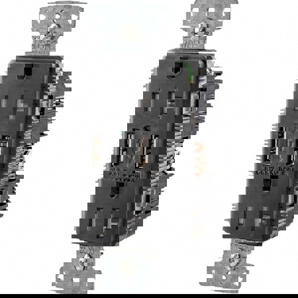 USB Receptacles; Number of USB Ports: 2 ; Number of Receptacles: 2 ; NEMA Configuration: 5-20R ; Wiring Method: Back; Side ; Resistance Features: Tamper Resistant ; Grade: Commercial