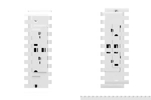 15 AMP TP USB RECEPT WHIT 10/ PK