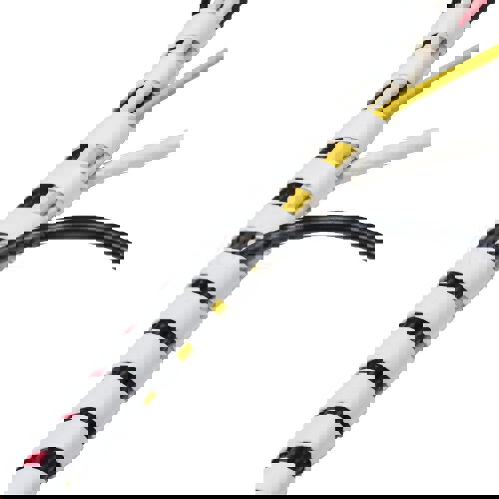 Cable Sleeves; Sleeve Type: Corrugated; Short Sleeve ; Color: White