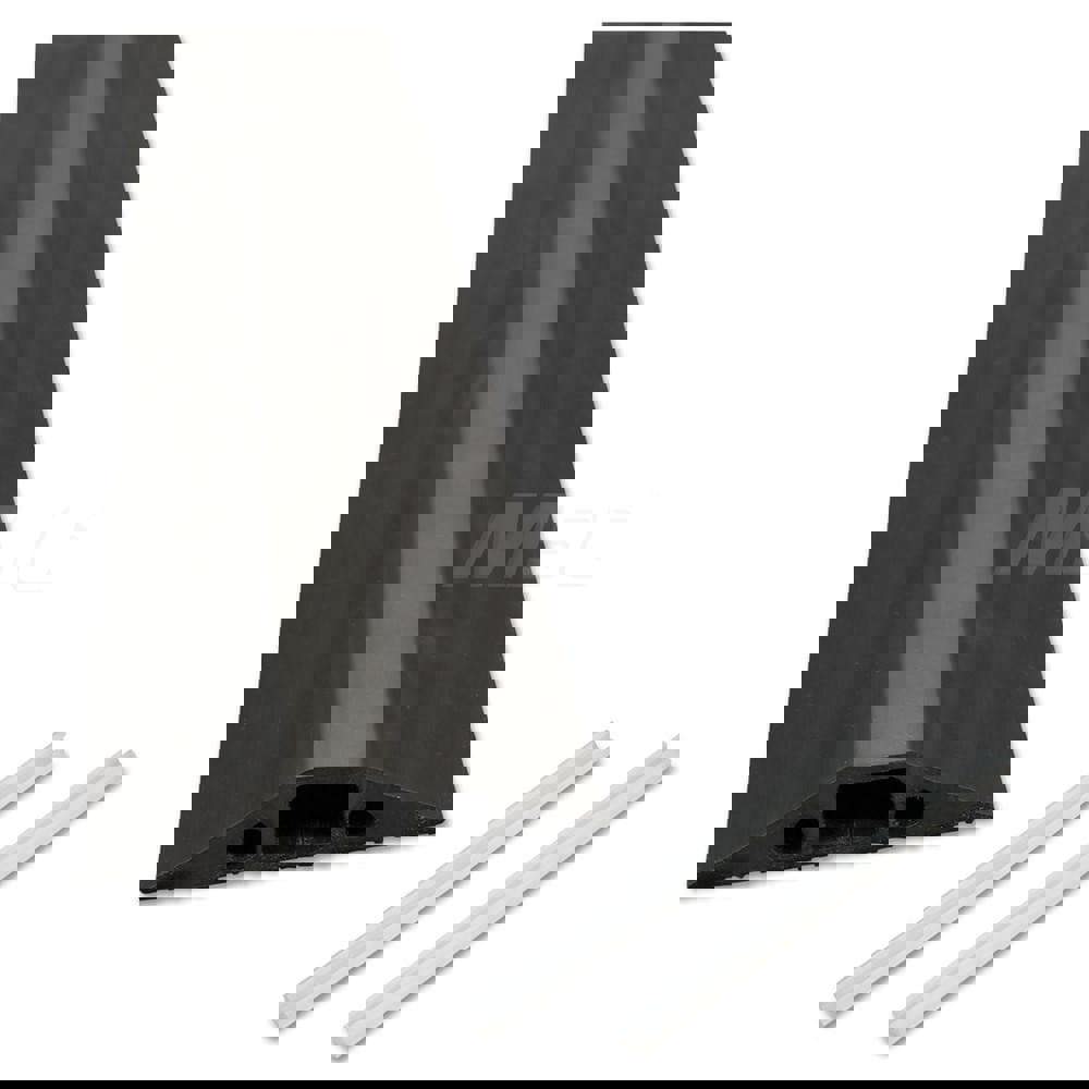 Floor Cable Cover: Polyvinylchloride, 1 Channel, 21/64