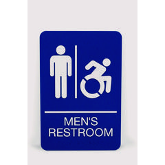 SIGN,MEN'S RESTROOM,BE
