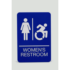 SIGN,WOMEN'S RESTROOM,BE