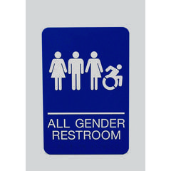 SIGN,ALL GENDER ROOM,BE