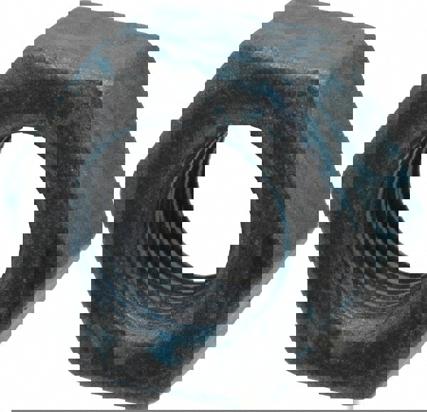 Hex Nut: M8x1.25, Grade 10 Steel, Metric Blue Finish