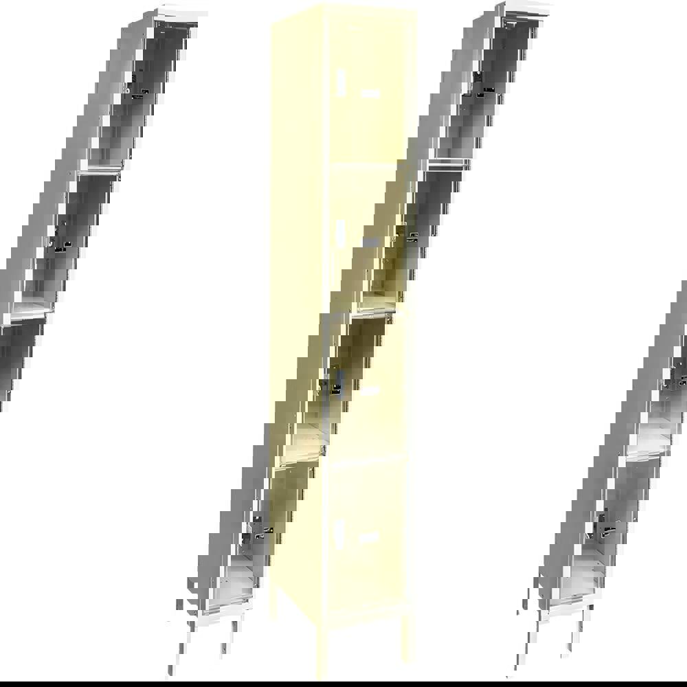 Lockers; Locker Style: Horizontal ; Locker Configuration: 1-Wide ; Assembled: Yes ; Shelf Capacity: 0 ; Handle Type: Pull ; Locker Material: Steel