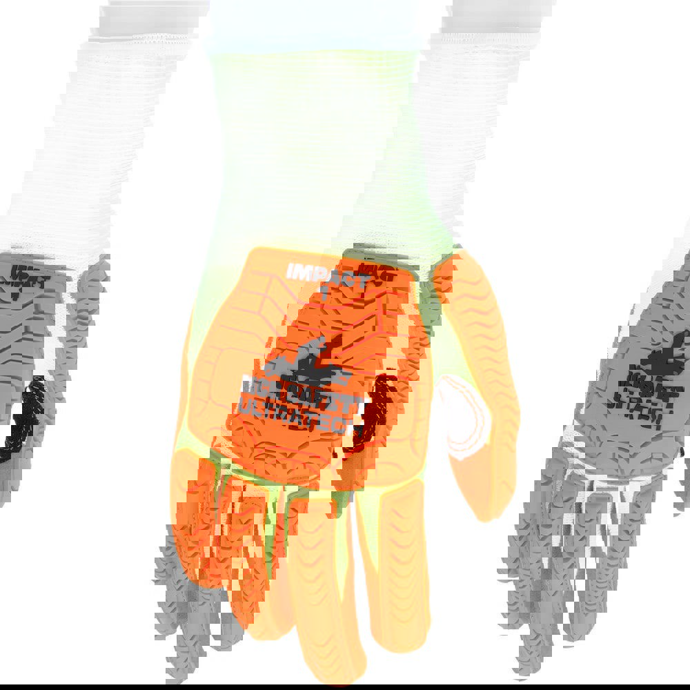 Cut, Puncture & Abrasive-Resistant Gloves: Size 2XL, ANSI Cut A5, ANSI Puncture 4, Foam Nitrile, HPPE