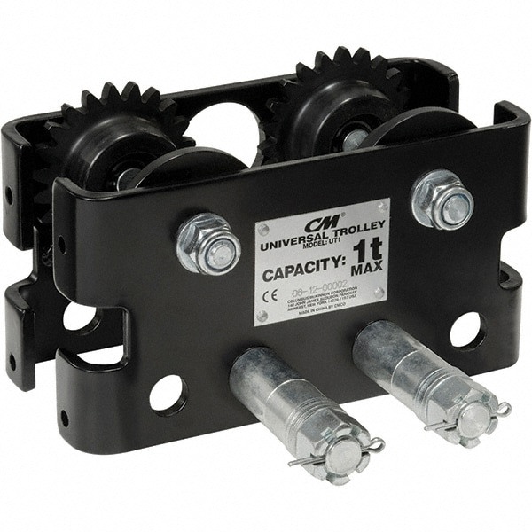 Trolleys; Type: Plain ; Flange Width (Inch): 2-19/64 to 8-39/64 ; Load Capacity (Lb. - 3 Decimals): 2000