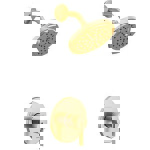 One Handle Single Function Shower Faucet in Brushed Gold (Trim Only)