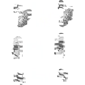 One Handle Single Function Bathtub & Shower Faucet in Chrome (Trim Only)