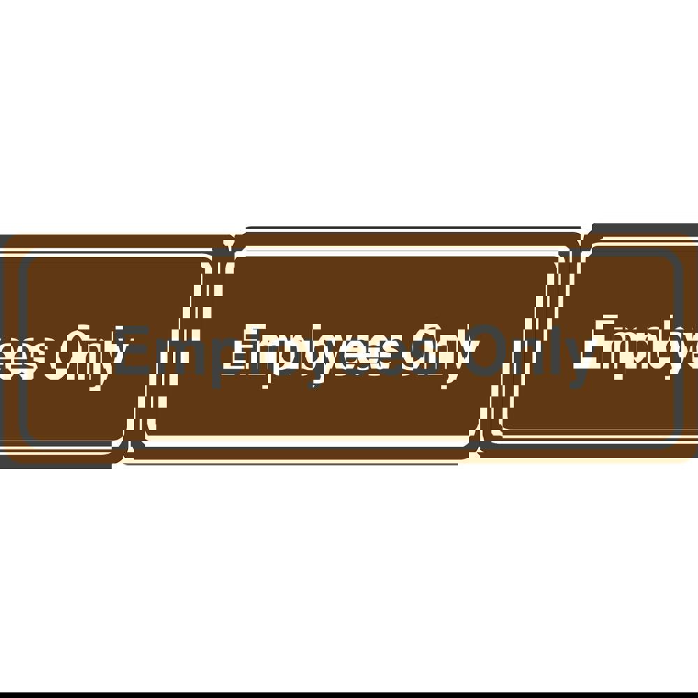 Facility Sign: Rectangle, 