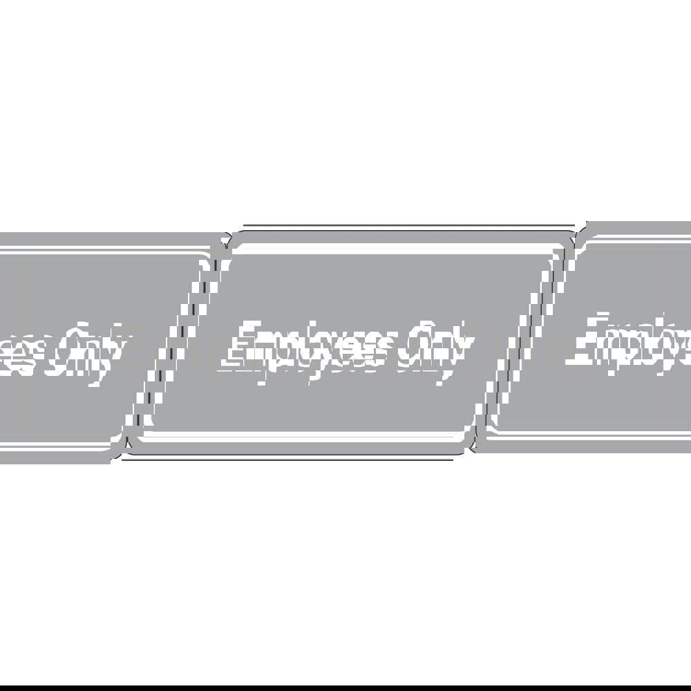 Facility Sign: Rectangle, 