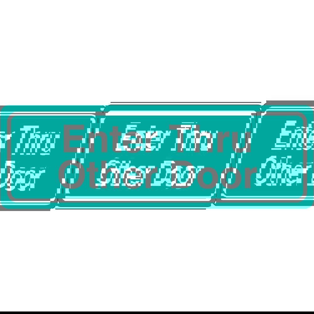 Facility Sign: Rectangle, 