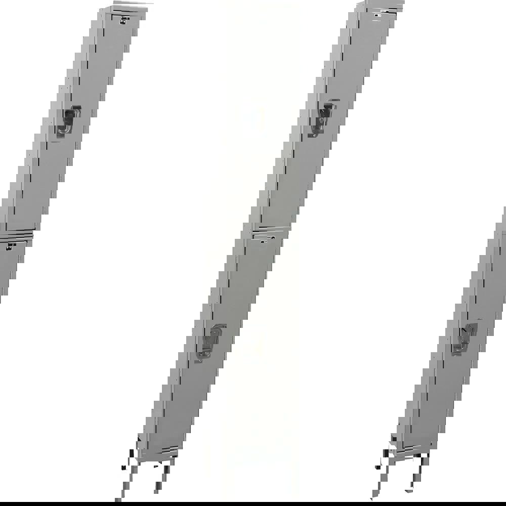 Lockers; Locker Style: Horizontal ; Locker Configuration: 1-Wide ; Assembled: Yes ; Shelf Capacity: 0 ; Handle Type: Recessed ; Locker Material: Steel