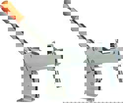 Manual Hold-Down Toggle Clamp: Vertical, 1,200 lb Capacity, U-Bar, Flanged Base