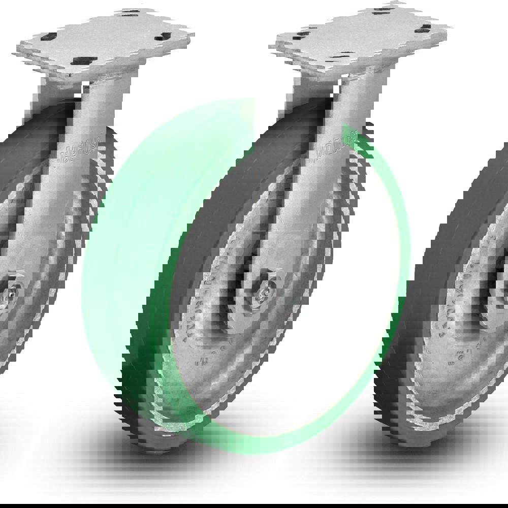 Rigid Top Plate Caster: Polyurethane, 5