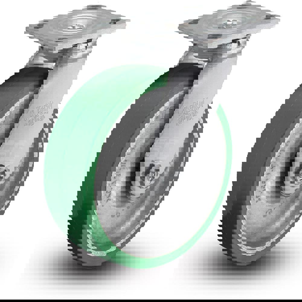 Swivel Top Plate Caster: Polyurethane, 5