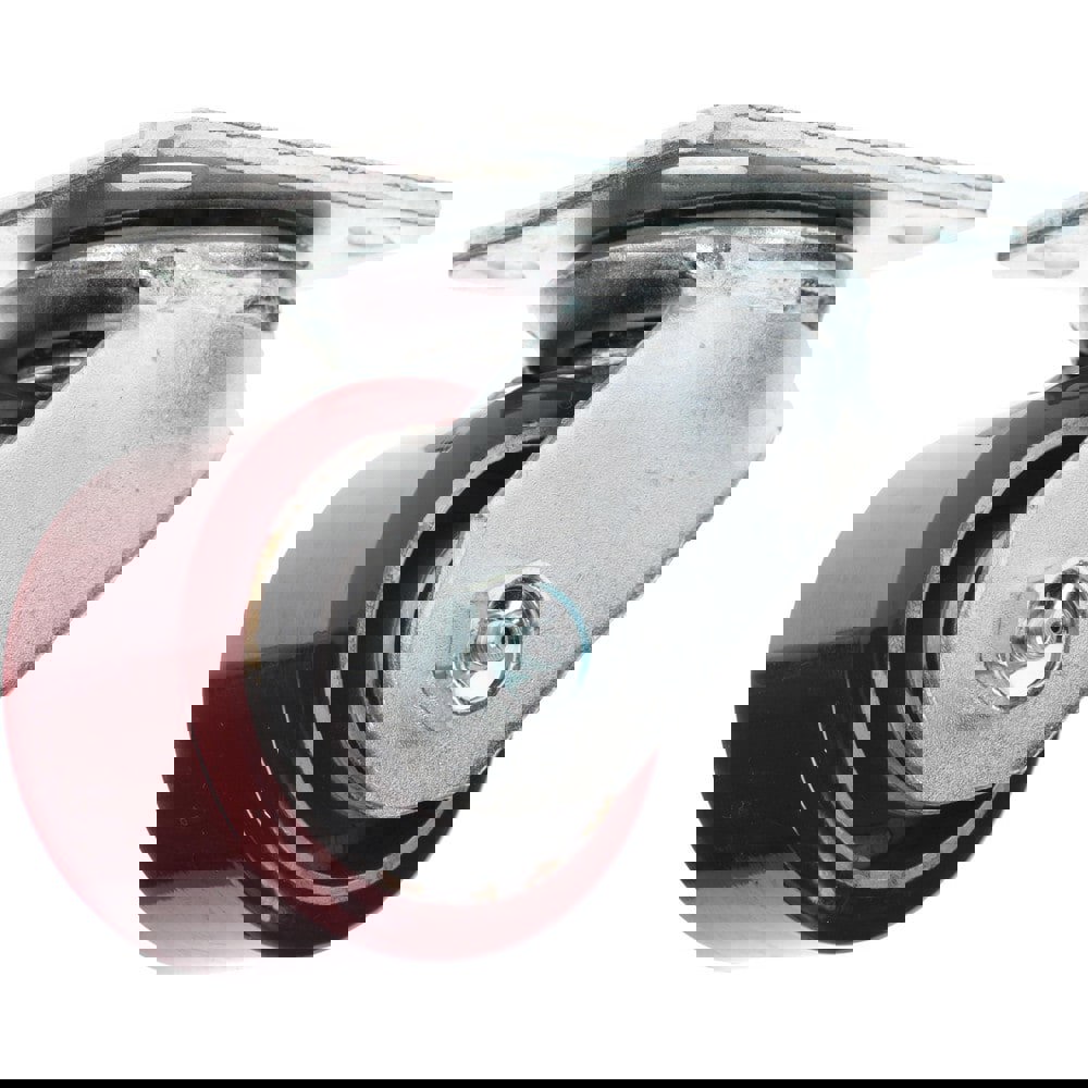 Swivel Top Plate Caster: Polyurethane, 3