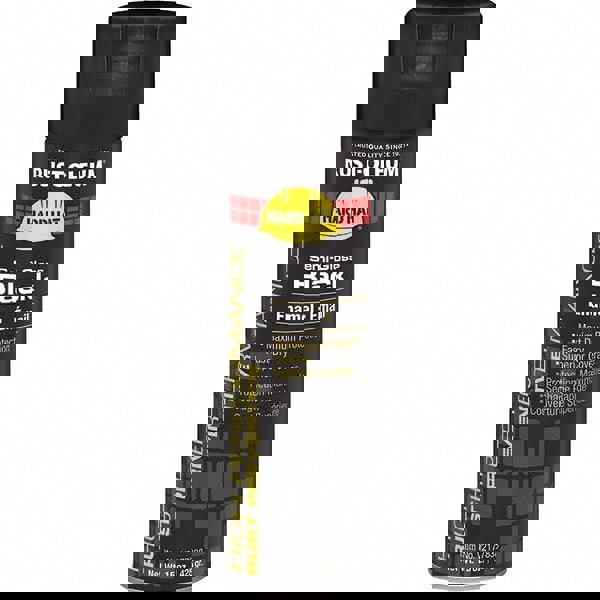 Rustproof Enamel Spray Paint: Black, Semi-Gloss, 15 oz