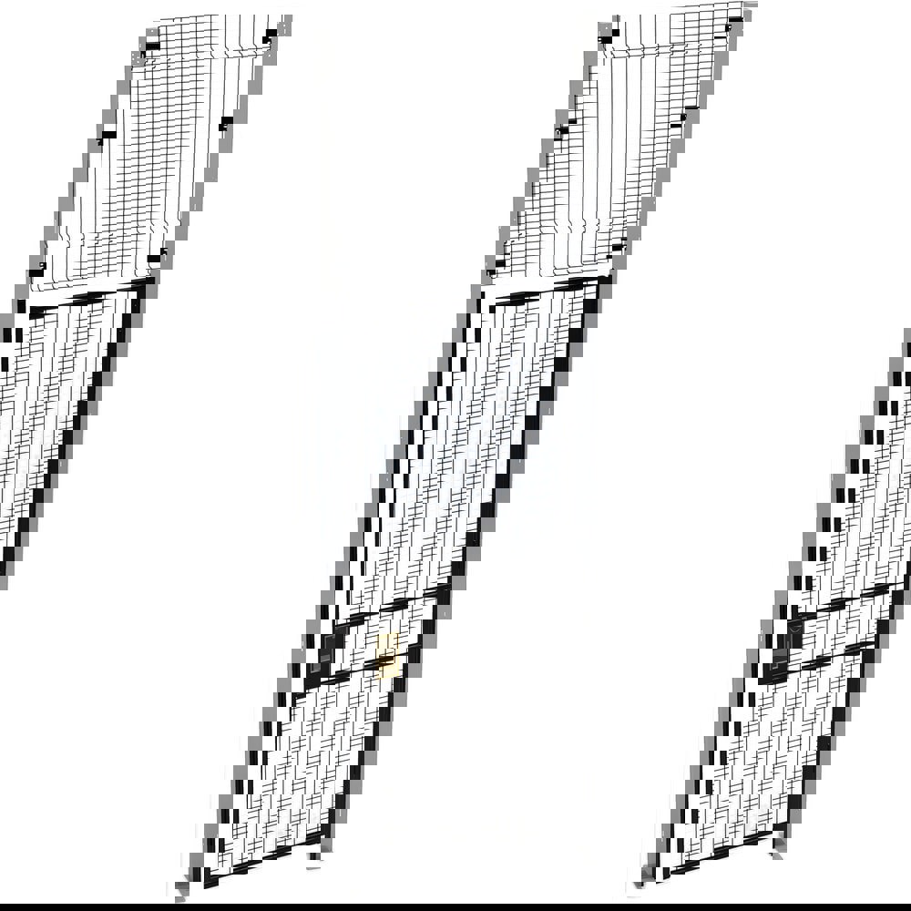 Temporary Structure Partitions; Overall Height: 120in ; Width (Inch): 34 ; Overall Depth: 1.5in ; Construction: Welded ; Material: Steel ; Color: Black