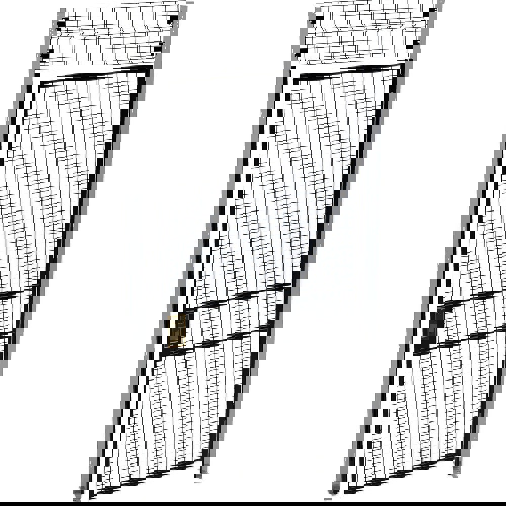 Temporary Structure Partitions; Overall Height: 96in ; Width (Inch): 46 ; Overall Depth: 1.5in ; Construction: Welded ; Material: Steel ; Color: Black