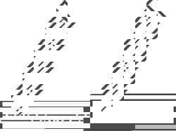 Sanitary Stainless Steel Pipe 45 &deg; Lateral, 2-1/2