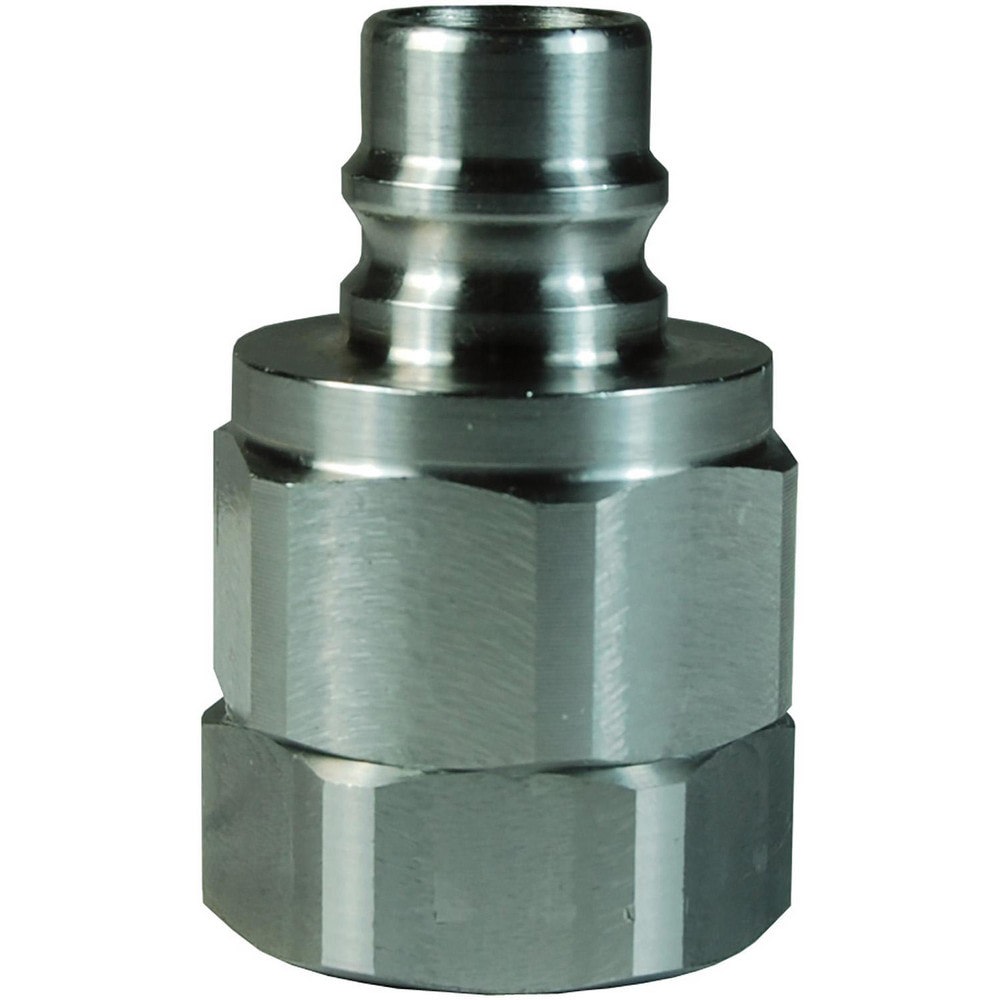 Hydraulic Hose Fittings & Couplings; Type: V-Series Valved Female Plug ; Fitting Type: Female Plug ; Hose Inside Diameter (Decimal Inch): 0.2500 ; Hose Size: 1/4 ; Material: Stainless Steel ; Thread Type: NPTF
