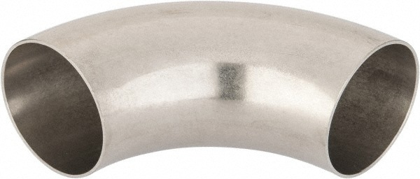 Sanitary Stainless Steel Pipe 90 &deg; Elbow, 2-1/2