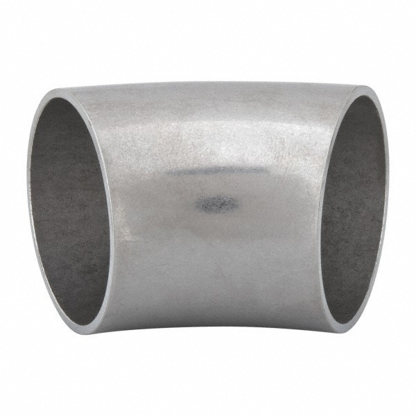 Sanitary Stainless Steel Pipe 45 &deg; Elbow, 1-1/2