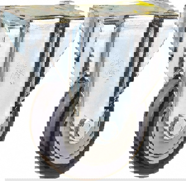 Rigid Top Plate Caster: Polyurethane, 3