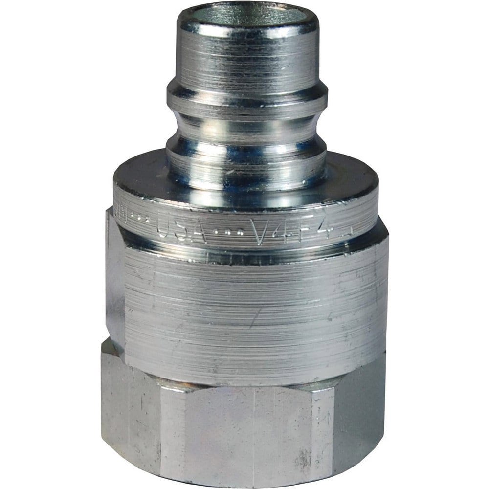 Hydraulic Hose Fittings & Couplings; Type: V-Series Valved Female Plug ; Fitting Type: Female Plug ; Hose Inside Diameter (Decimal Inch): 0.3750 ; Hose Size: 3/8 ; Material: Steel ; Thread Type: NPTF