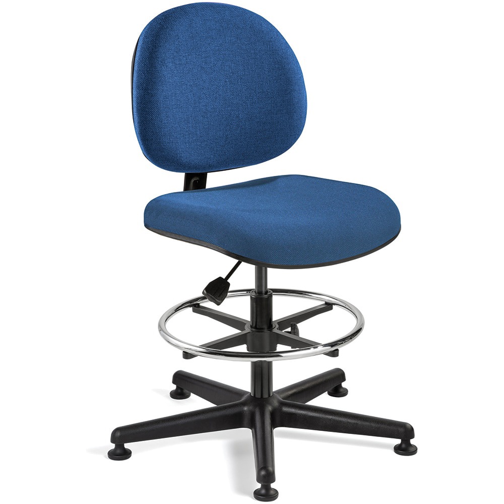 Swivel Stool: Woven Fabric, 18