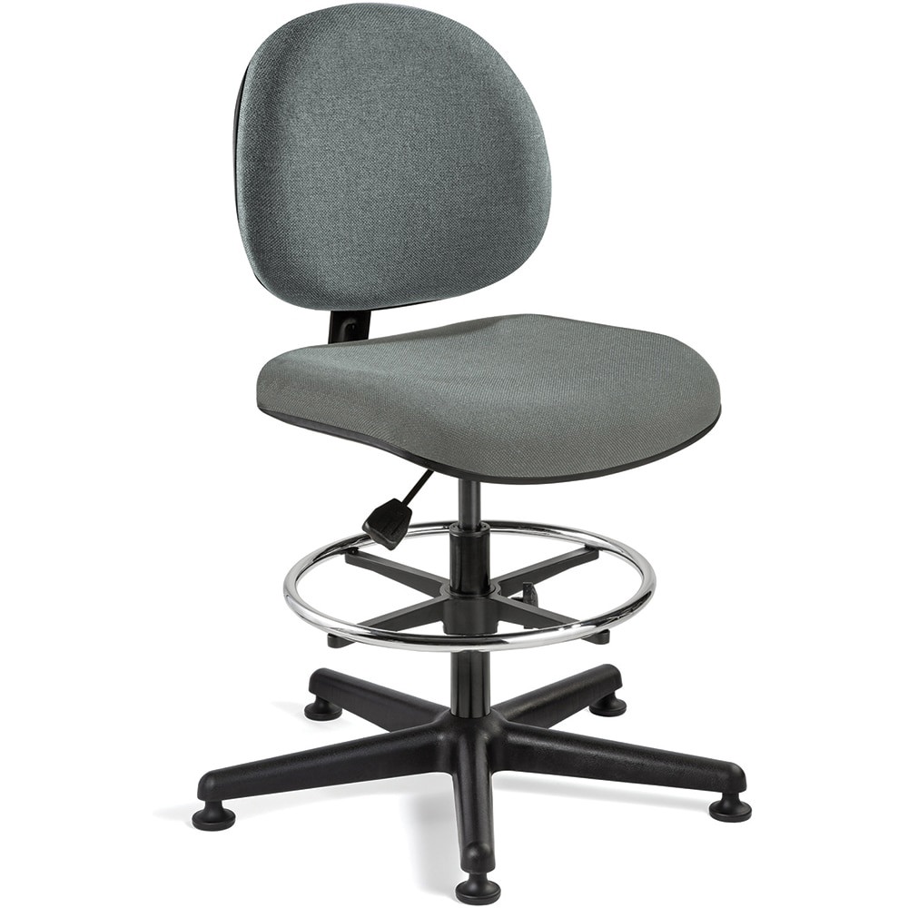 Swivel Stool: Woven Fabric, 18