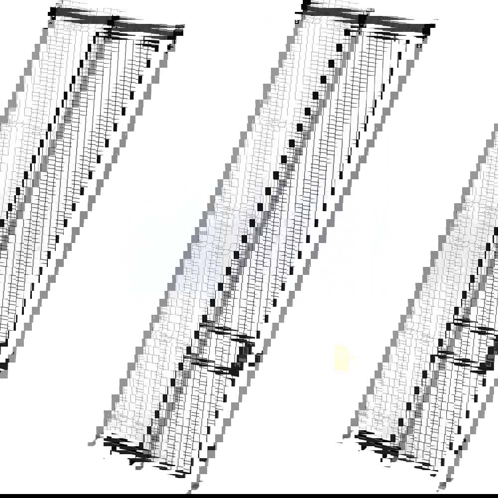 Temporary Structure Partitions; Overall Height: 120in ; Width (Inch): 34 ; Overall Depth: 1.5in ; Construction: Welded ; Material: Steel ; Color: Black