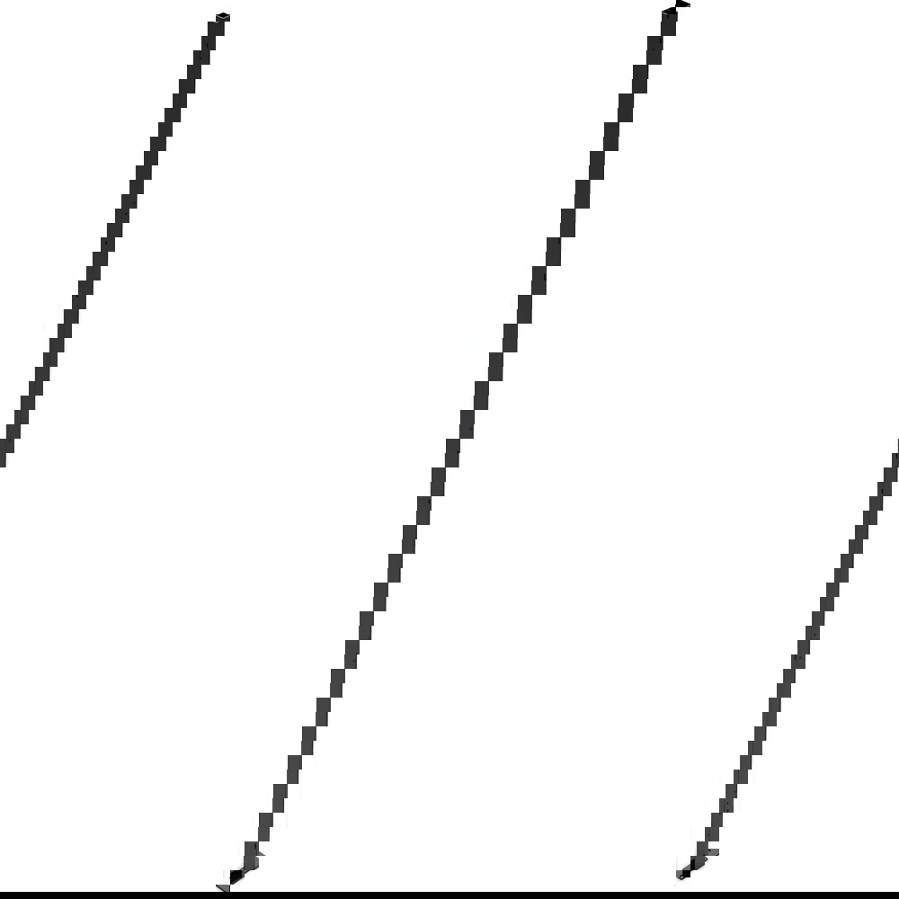 Temporary Structure Partitions; Overall Height: 123.5in ; Width (Inch): 3 ; Overall Depth: 2.5in ; Construction: Welded ; Material: Steel ; Color: Black