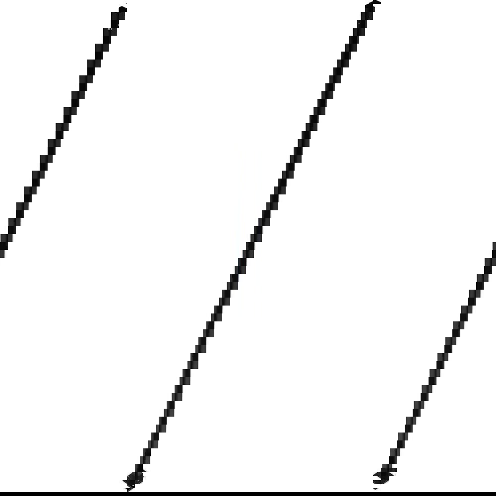 Temporary Structure Partitions; Overall Height: 99.5in ; Width (Inch): 3 ; Overall Depth: 2.5in ; Construction: Welded ; Material: Steel ; Color: Black