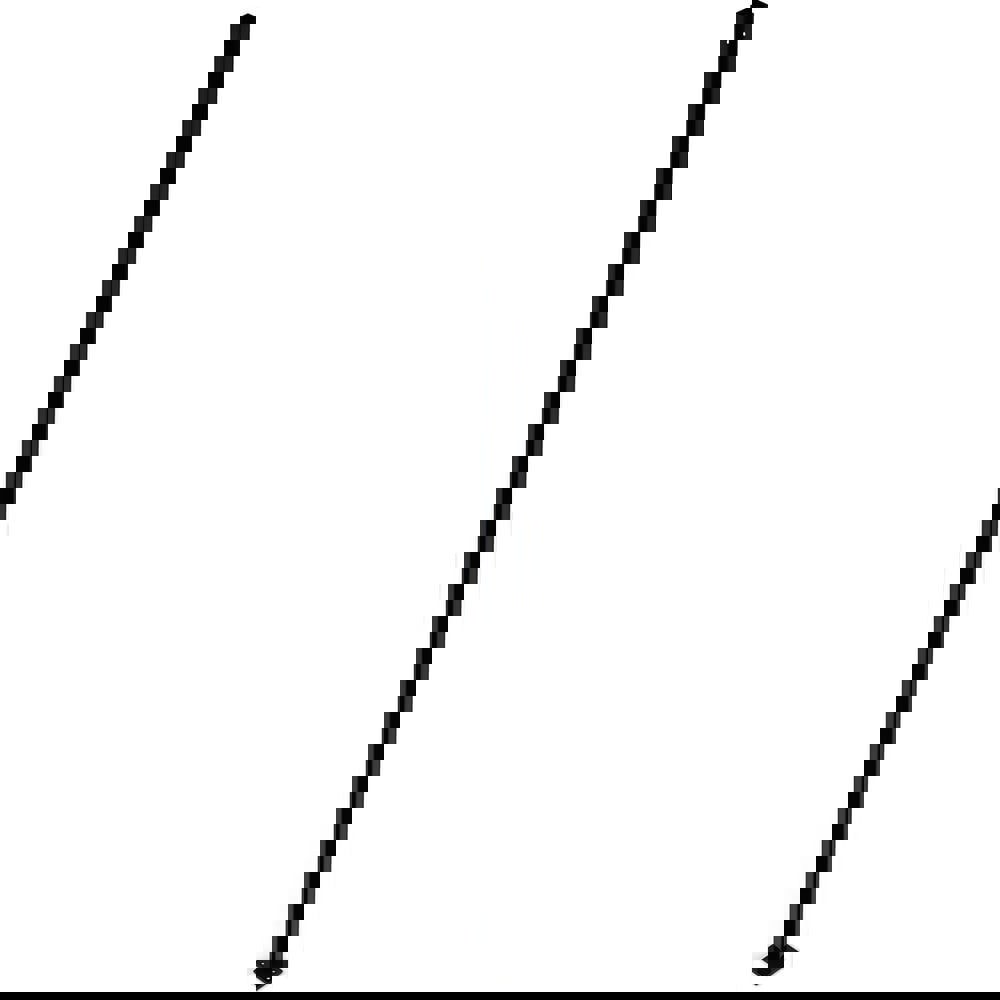 Temporary Structure Partitions; Overall Height: 123.5in ; Width (Inch): 3 ; Overall Depth: 2.5in ; Construction: Welded ; Material: Steel ; Color: Black