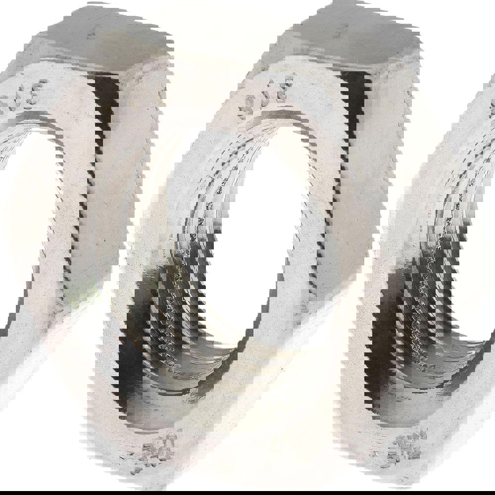 Jam Nut: 5/8-11, Grade 316 Stainless Steel, Bright/Uncoated Finish