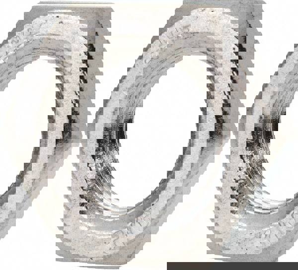 Jam Nut: 3/4-10, Grade 316 Stainless Steel, Bright/Uncoated Finish