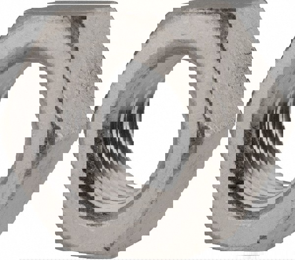 Hex Nut: 3/4-10, Grade 6061-T6 Aluminum, Bright/Uncoated Finish