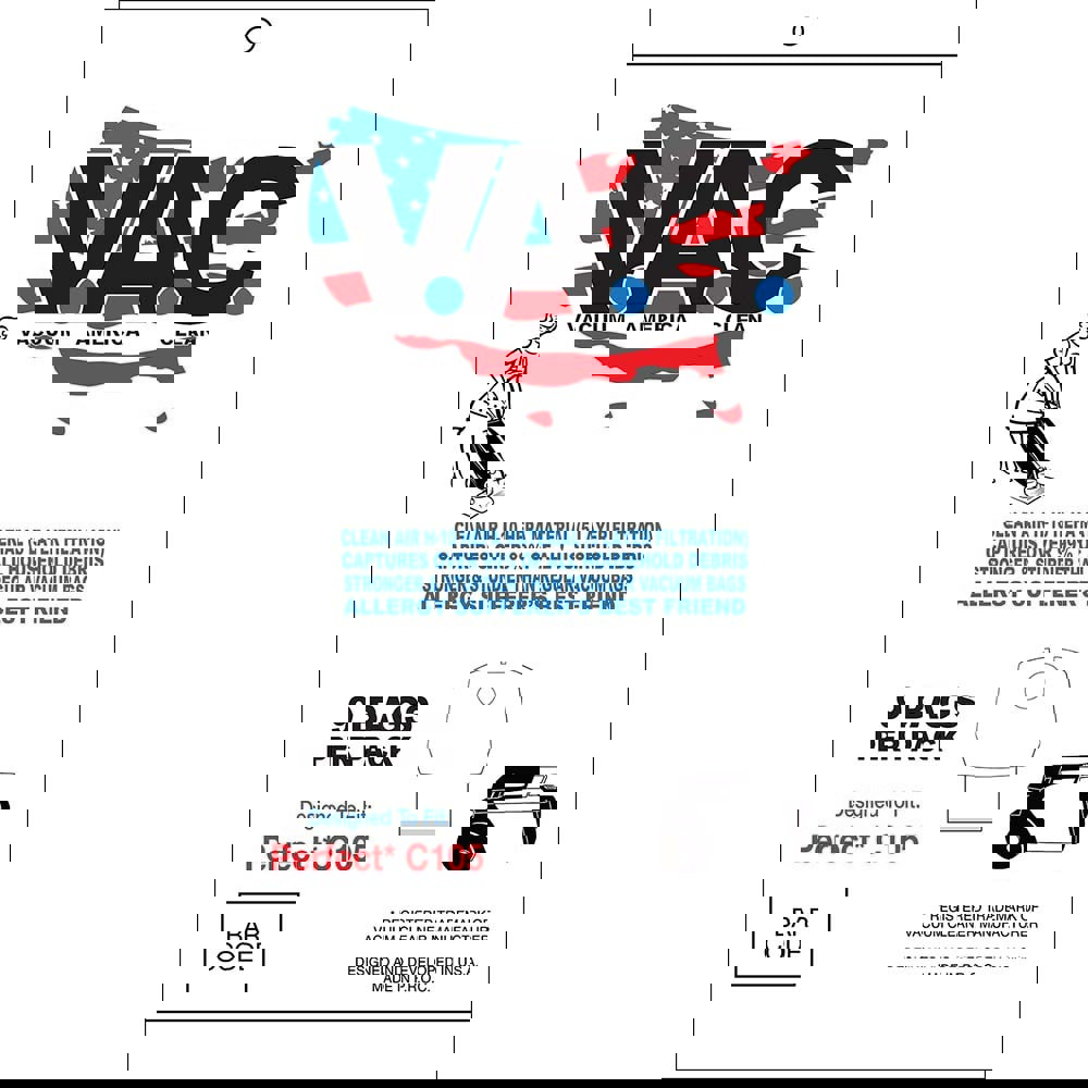 Vacuum Cleaner Bags; Bag Type: Vacuum Bag ; Material: Cloth ; UNSPSC Code: 47121607