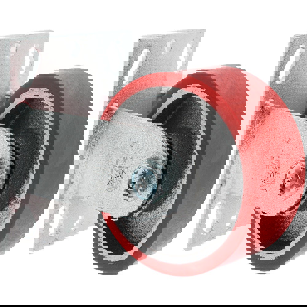 Rigid Top Plate Caster: Polyurethane, 4